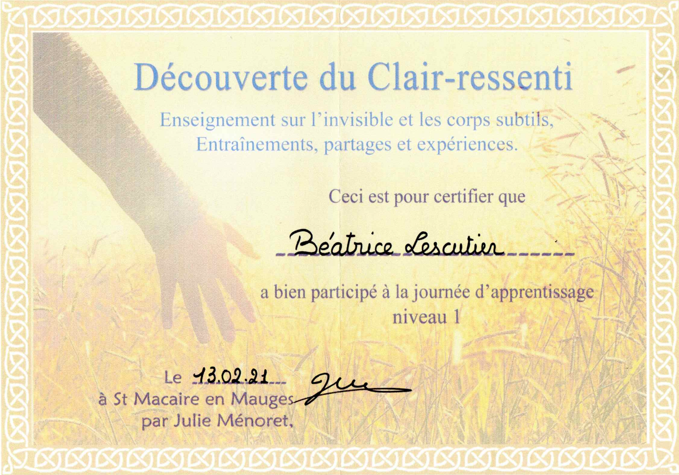 Diplôme 1